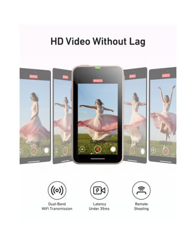 TELESIN Magnetic Phone Selfie Monitor with Wireless Remote Control TELESIN Magnetic Phone Selfie Monitor with Wireless Remote Control
