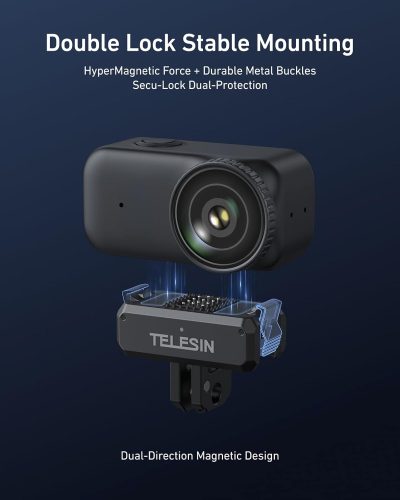 TELESIN Magnetic Quick-Release Charging Adapter Mount for DJI Osmo Nano