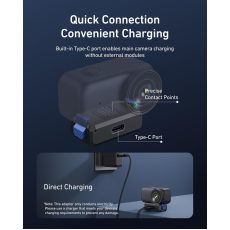 TELESIN Magnetic Quick-Release Charging Adapter Mount for DJI Osmo Nano