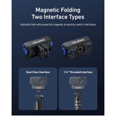 TELESIN Magnetic Quick-Release Charging Adapter Mount for DJI Osmo Nano
