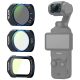 TELESIN CPL VND & 1/4 Black Mist Filter Kit for DJI Pocket 3/4