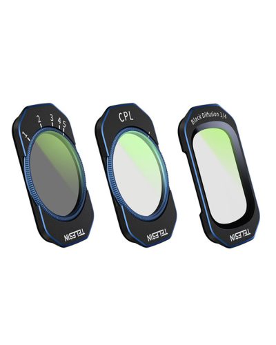 TELESIN CPL VND & 1/4 Black Mist Filter Kit for DJI Pocket 3/4