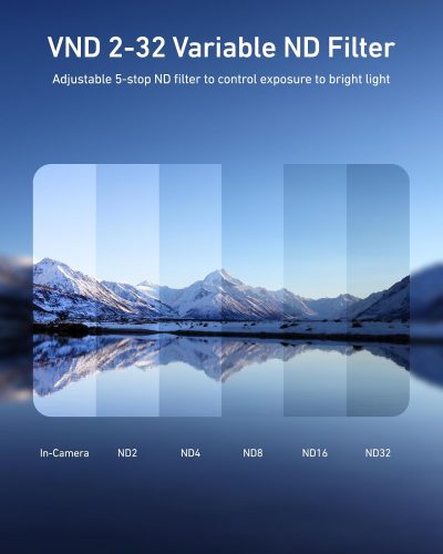 TELESIN CPL VND & 1/4 Black Mist Filter Kit for DJI Pocket 3/4