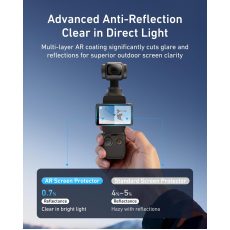 TELESIN Anti-Reflection Screen Protector for Pocket 4/3
