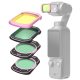 TELESIN VND+ 1/4 Black Mist+Cool Rose+CPL Filter Kit for DJI Osmo Pocket 3/4