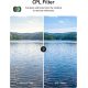 TELESIN VND+ 1/4 Black Mist+Cool Rose+CPL Filter Kit for DJI Osmo Pocket 3/4