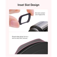 TELESIN VND+ 1/4 Black Mist+Cool Rose+CPL Filter Kit for DJI Osmo Pocket 3/4