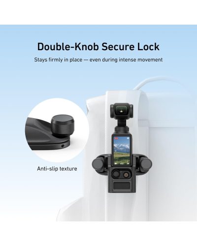 TELESIN Quick Release Backpack Mount for DJI Osmo Pocket 3/4