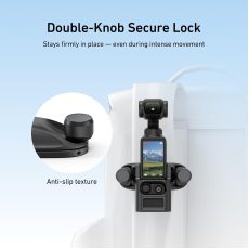 TELESIN Quick Release Backpack Mount for DJI Osmo Pocket 3/4