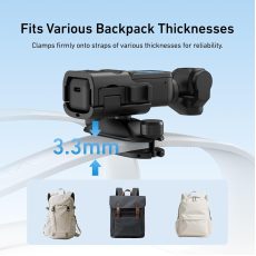 TELESIN Quick Release Backpack Mount for DJI Osmo Pocket 3/4