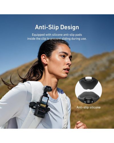 TELESIN Quick Release Backpack Mount for DJI Osmo Pocket 3/4