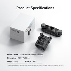 TELESIN Quick Release Backpack Mount for DJI Osmo Pocket 3/4