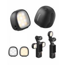 TELESIN Dual Mini Fill Light Set for DJI Osmo Pocket 3/4/ Pro TELESIN Dual Mini Fill Light Set for DJI Osmo Pocket 3/4/ Pro