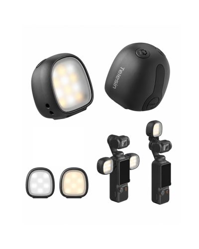 TELESIN Dual Mini Fill Light Set for DJI Osmo Pocket 3/4/ Pro