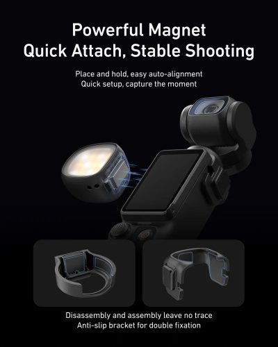 TELESIN Dual Mini Fill Light Set for DJI Osmo Pocket 3/4/ Pro TELESIN Dual Mini Fill Light Set for DJI Osmo Pocket 3/4/ Pro