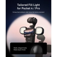 TELESIN Dual Mini Fill Light Set for DJI Osmo Pocket 3/4/ Pro TELESIN Dual Mini Fill Light Set for DJI Osmo Pocket 3/4/ Pro