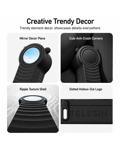 TELESIN DisAdv Protective Case for DJI Osmo Pocket 4 (Black)