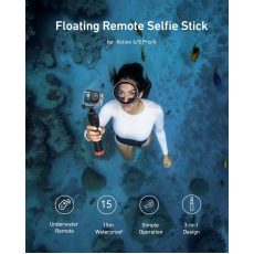 TELESIN Floating Remote Selfie Stick For Action 6/5 Pro/4