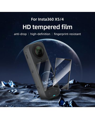 TELESIN Tempered Film Kit for Insta360 X4/X5