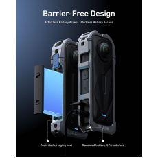 TELESIN Utility Frame Metal Cage for Insta360 X5