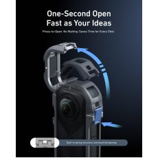TELESIN Utility Frame Metal Cage for Insta360 X5