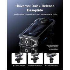 TELESIN Utility Frame Metal Cage for Insta360 X5