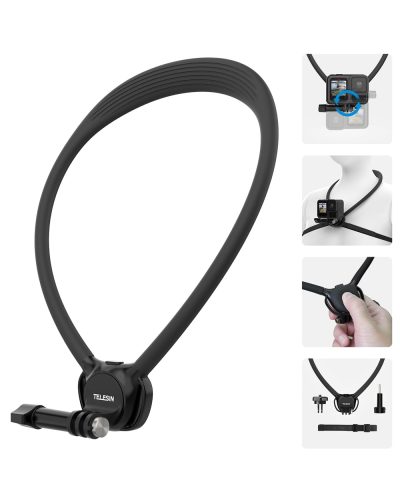 TELESIN Action Camera Neck Holder SE 2.0 (Black)