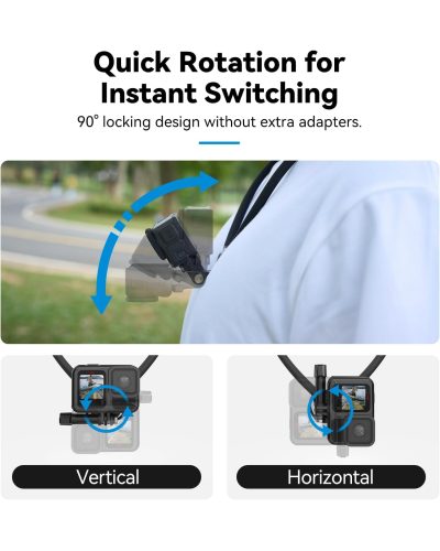 TELESIN Action Camera Neck Holder SE 2.0 (Black)