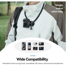 TELESIN Action Camera Neck Holder SE 2.0 (Black)