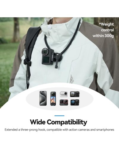 TELESIN Action Camera Neck Holder SE 2.0 (Black)