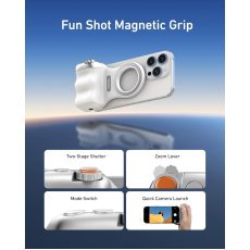 TELESIN Fun Shot Magnetic Grip 2 For Phone (White)