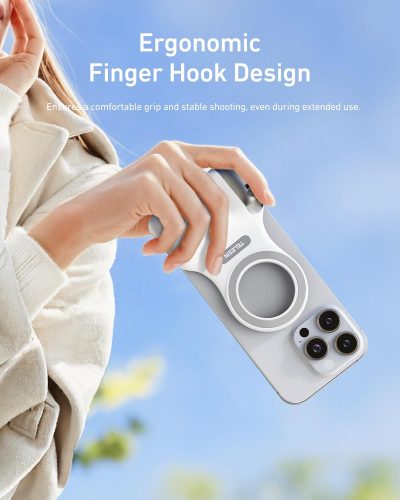 TELESIN Fun Shot Magnetic Grip 2 For Phone (White)