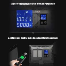 Viltrox VL-200T Bi-Color LED Light with LH-338 Desk Stand Viltrox VL-200T Bi-Color LED Light with LH-338 Desk Stand