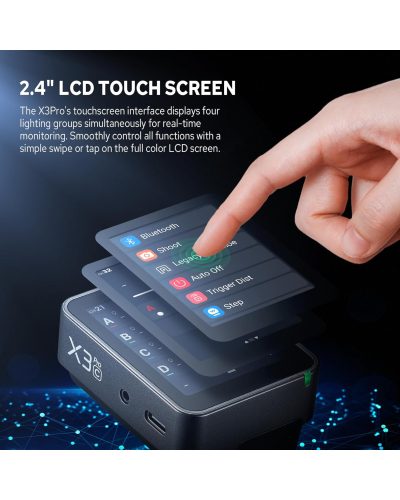 Godox X3Pro C Touchscreen TTL Wireless Flash Trigger for Canon