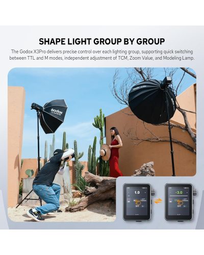 Godox X3Pro C Touchscreen TTL Wireless Flash Trigger for Canon