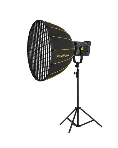 NiceFoto FC-2000A 200W Bi-Color COB LED Video Light With 90cm Softbox/Stand