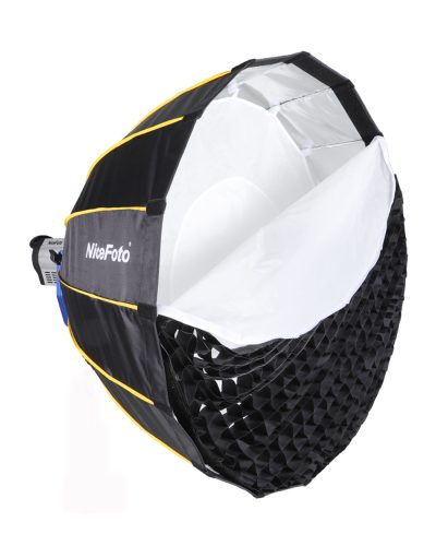 NiceFoto FC-2000A 200W Bi-Color COB LED Video Light With 90cm Softbox/Stand