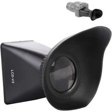V3 LCD Viewfinder 2.8x Magnifier Extender Magnetic Hood for Canon 600D 60D