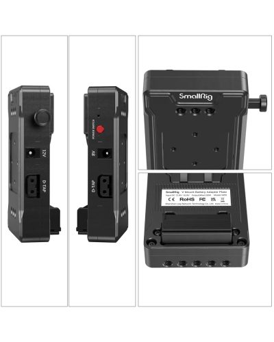 SmallRig V Mount Battery Adapter Plate Basic Version with Extension Arm 3499