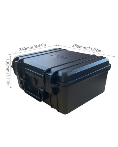 Protective Hard Carry Case with Customizable Foam Insert  280×240×130mm