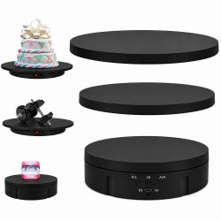 3in1 360° Electric Rotating Display Stand (Black)