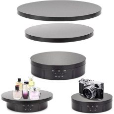 3in1 360° Electric Rotating Display Stand (Black)