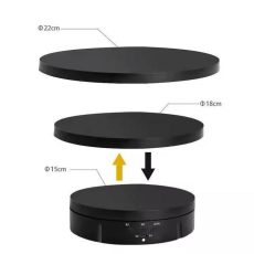 3in1 360° Electric Rotating Display Stand (Black)