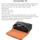 Camera Case Anti-Scratch Camera Protective Bag for RX100/ZV1/ZV-1F/ZV-1ll/G7Xlll (Black)