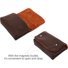 Camera Case Anti-Scratch Camera Protective Bag for RX100/ZV1/ZV-1F/ZV-1ll/G7Xlll (Brwon)