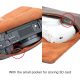 Camera Case Anti-Scratch Camera Protective Bag for RX100/ZV1/ZV-1F/ZV-1ll/G7Xlll (Brwon)