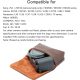 Camera Case Anti-Scratch Camera Protective Bag for RX100/ZV1/ZV-1F/ZV-1ll/G7Xlll (Brwon)