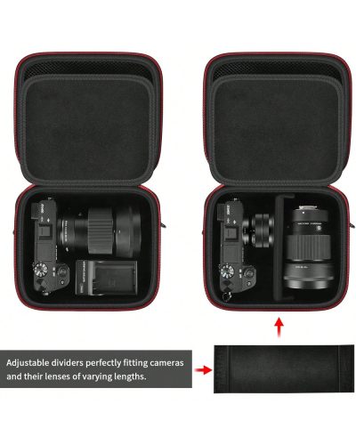 Protective Hard Shell Camera Case for Sony ZV-E10 A6700 A6400 A6600 A6500 A6100 A6000 Travel Bag