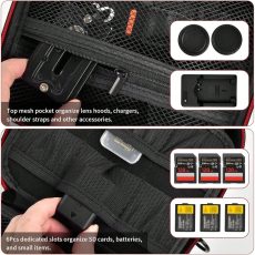 Protective Hard Shell Camera Case for Sony ZV-E10 A6700 A6400 A6600 A6500 A6100 A6000 Travel Bag