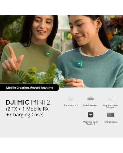 DJI Mic Mini 2 (2 TX + 1 Mobile RX & Charging Case)